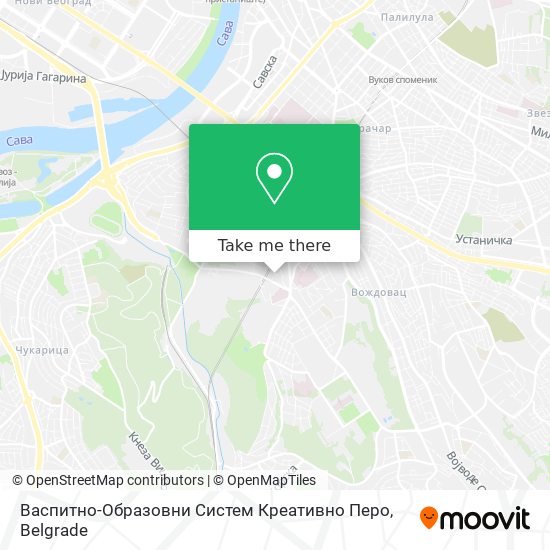 Васпитно-Образовни Систем Креативно Перо map