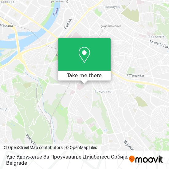 Удс Удружење За Проучавање Дијабетеса Србије map