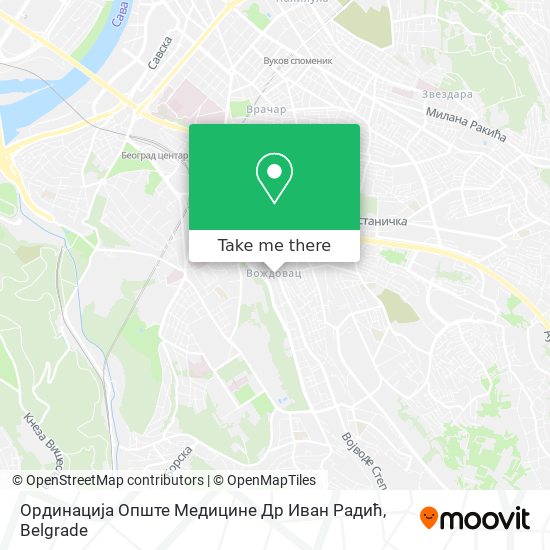 Ординација Опште Медицине Др Иван Радић map