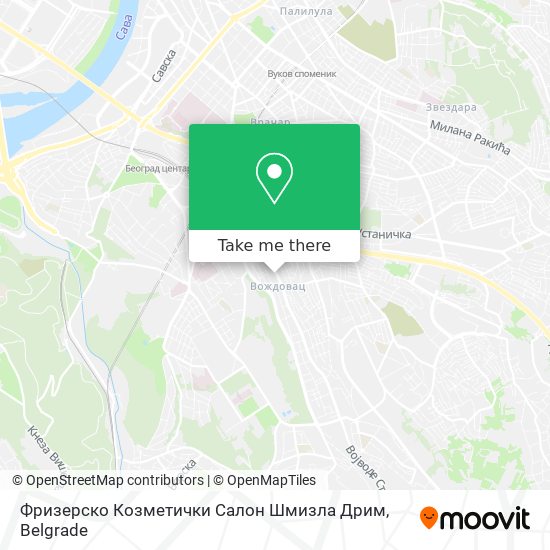 Фризерско Козметички Салон Шмизла Дрим map