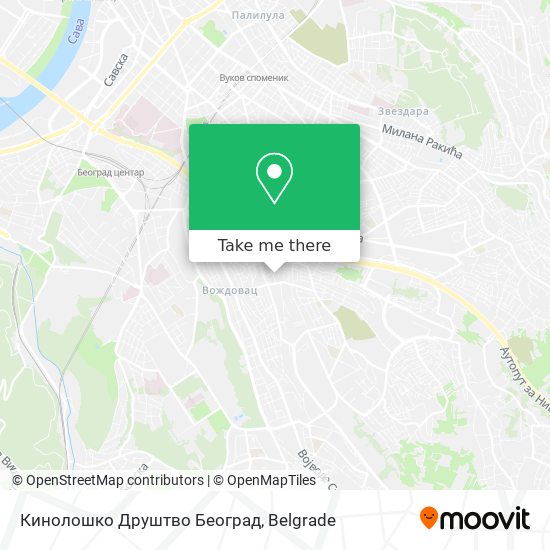 Кинолошко Друштво Београд map