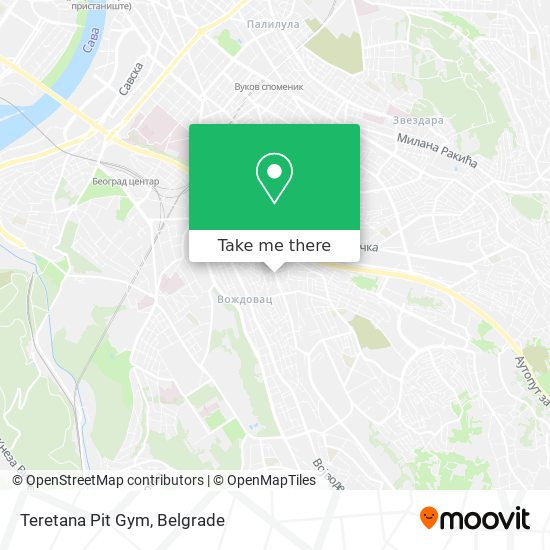 Teretana Pit Gym map