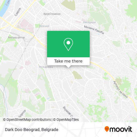 Dark Doo Beograd map