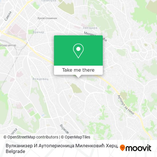 Вулканизер И Аутоперионица Миленковић Херц map