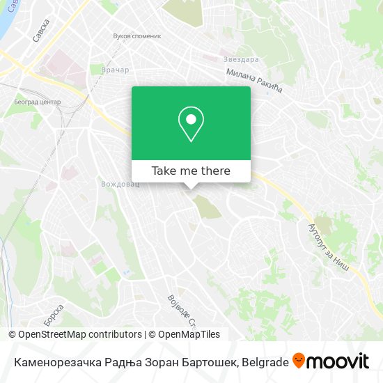 Каменорезачка Радња Зоран Бартошек map