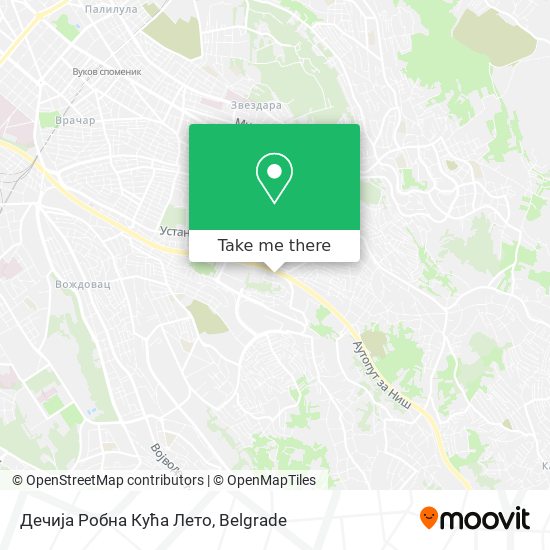 Дечија Робна Кућа Лето map