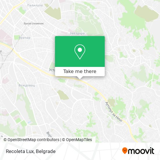 Recoleta Lux map