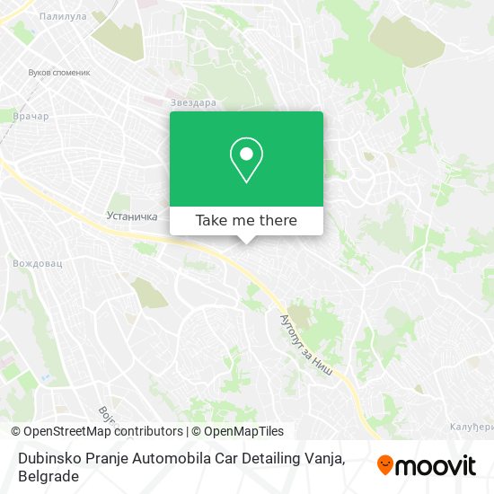 Dubinsko Pranje Automobila Car Detailing Vanja map