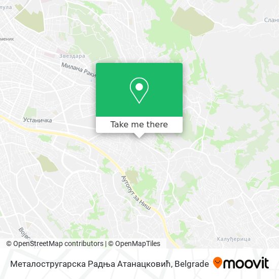 Металостругарска Радња Атанацковић map