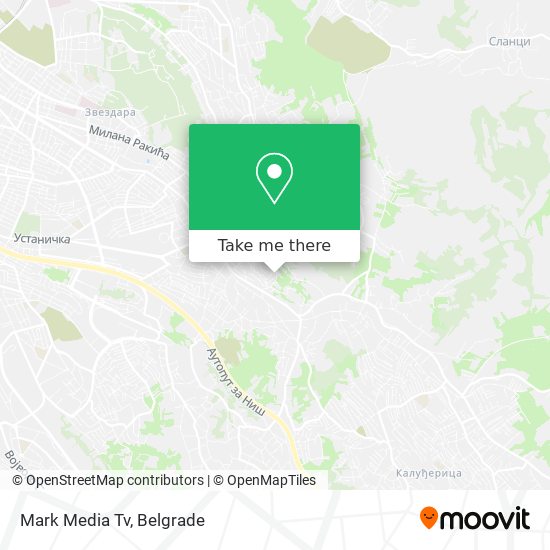 Mark Media Tv map