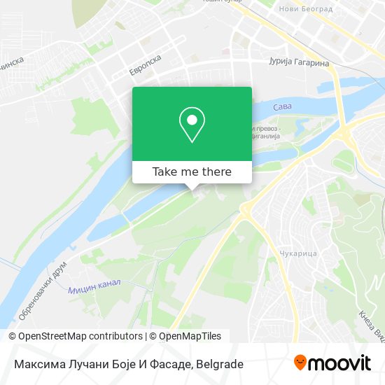 Максима Лучани Боје И Фасаде map