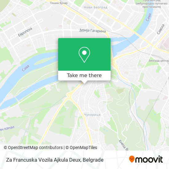 Za Francuska Vozila Ajkula Deux map