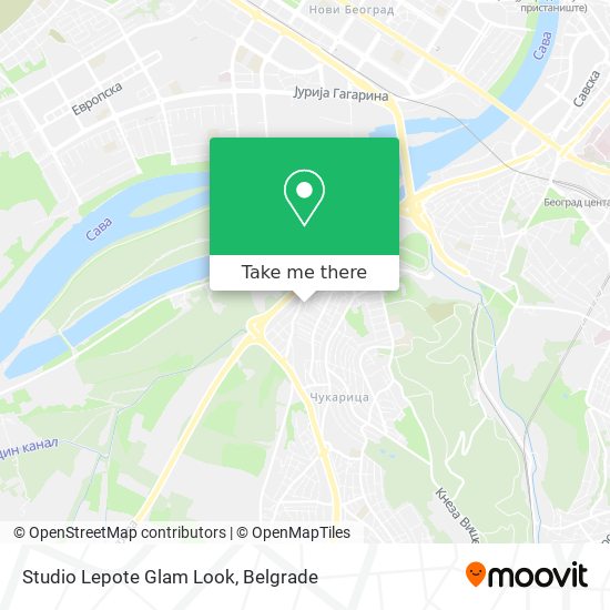 Studio Lepote Glam Look map