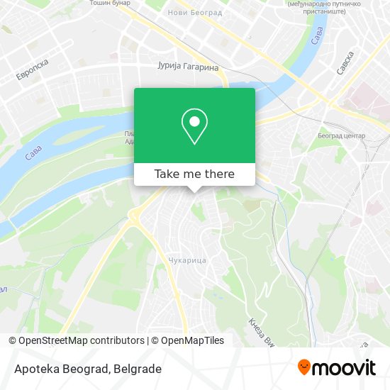 Apoteka Beograd map