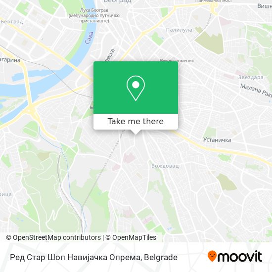 Ред Стар Шоп Навијачка Опрема map