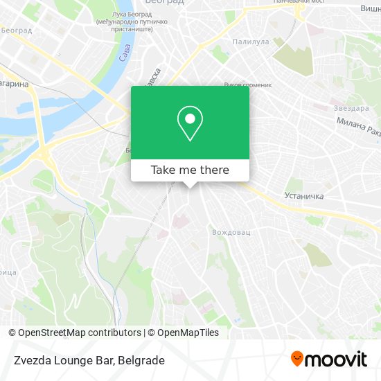 Zvezda Lounge Bar map