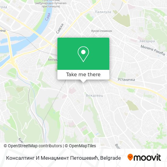 Консалтинг И Менаџмент Петошевић map