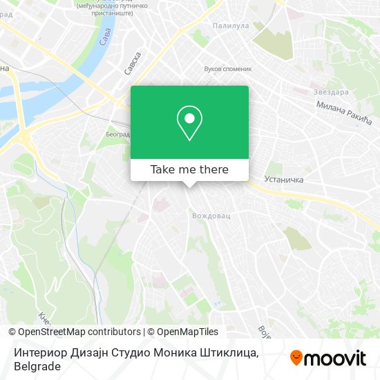 Интериор Дизајн Студио Моника Штиклица map