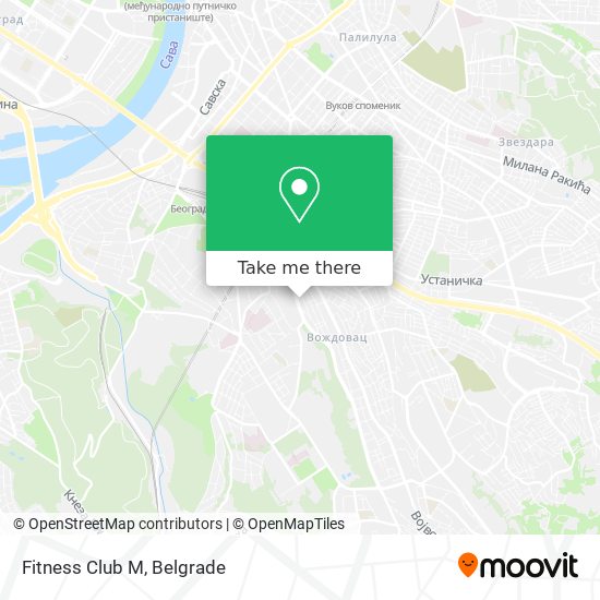 Fitness Club M map