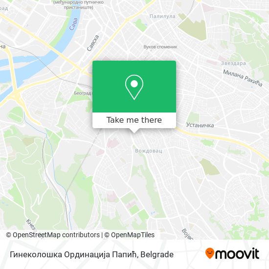 Гинеколошка Ординација Папић map