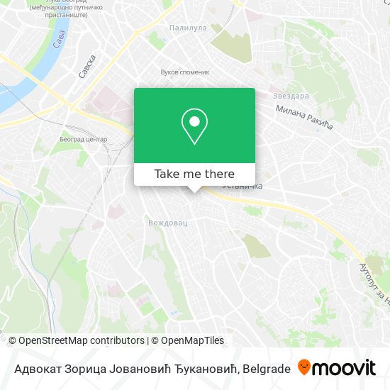 Адвокат Зорица Јовановић Ђукановић map