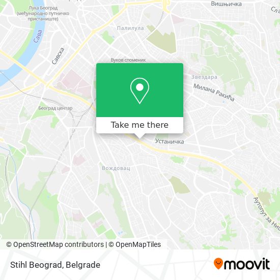 Stihl Beograd map