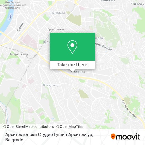 Архитектонски Студио Гушић Архитекчур map