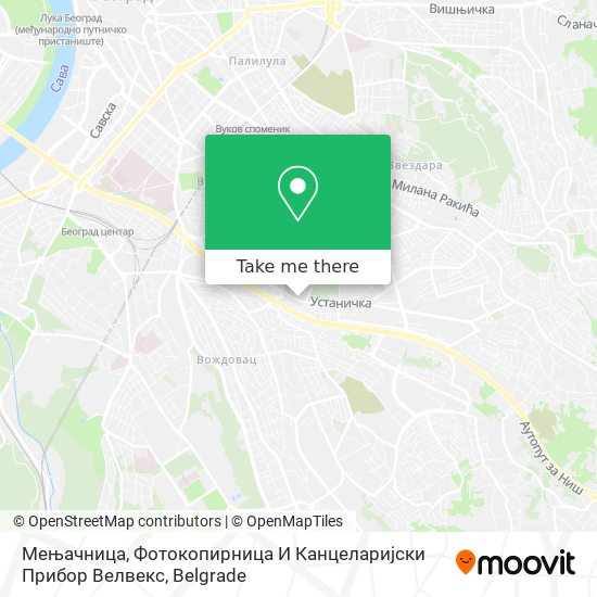 Мењачница, Фотокопирница И Канцеларијски Прибор Велвекс map