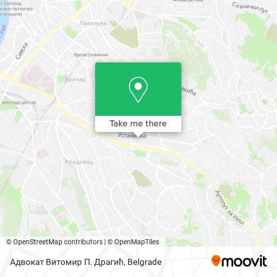 Адвокат Витомир П. Драгић map