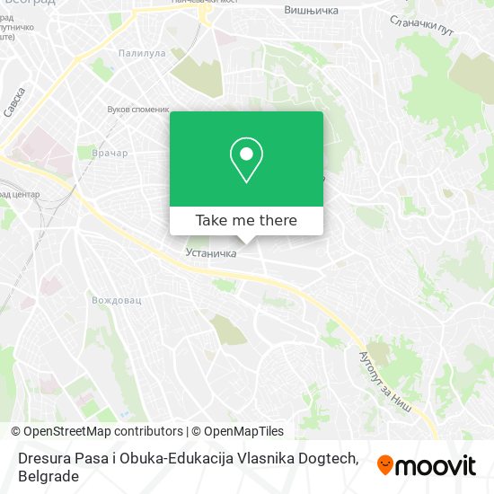 Dresura Pasa i Obuka-Edukacija Vlasnika Dogtech map