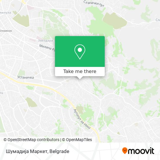 Шумадија Маркет map