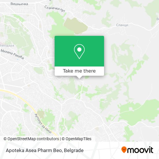 Apoteka Asea Pharm Beo map