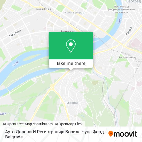 Ауто Делови И Регистрација Возила Чупа Форд map