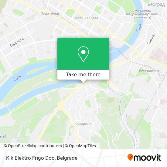 Kik Elektro Frigo Doo map