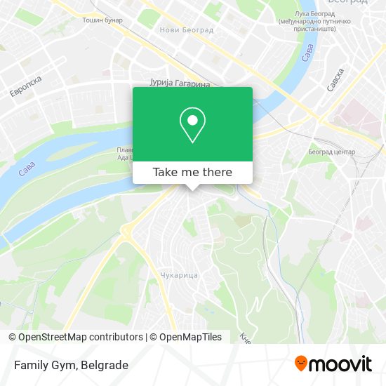 Family Gym map