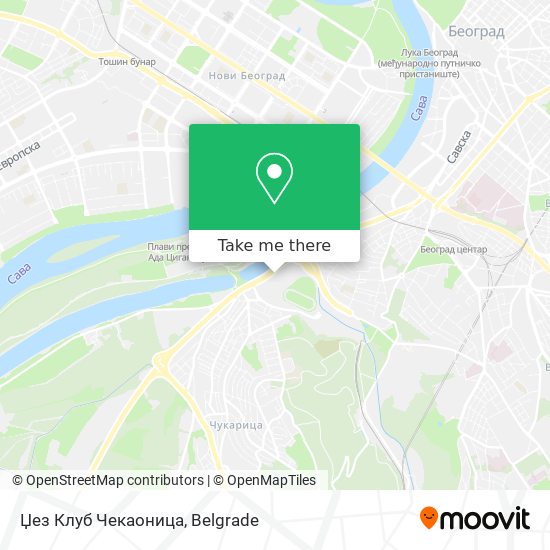 Џез Клуб Чекаоница map