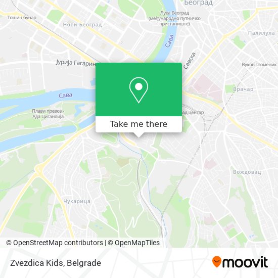 Zvezdica Kids map