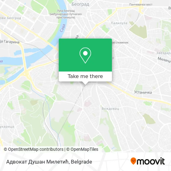 Адвокат Душан Милетић map