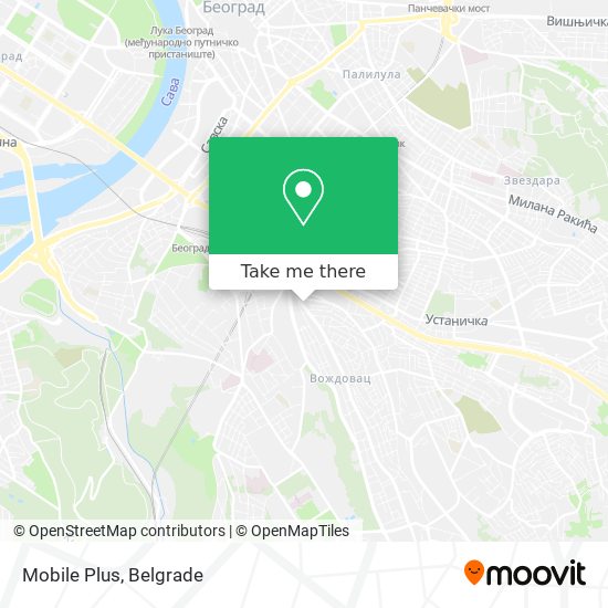Mobile Plus map