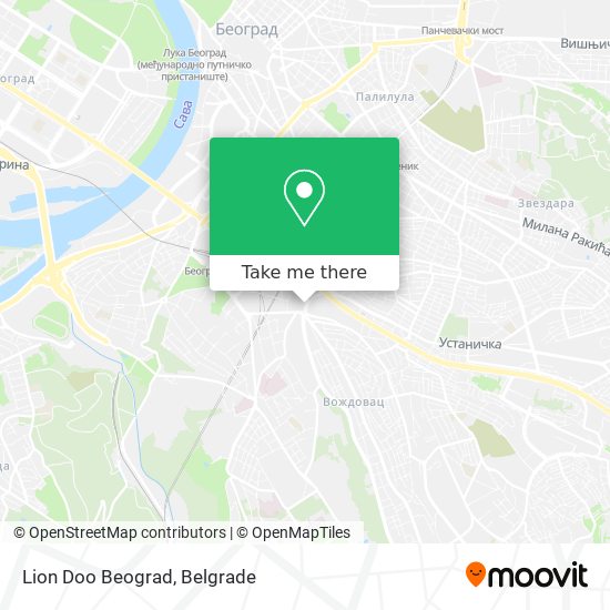 Lion Doo Beograd map