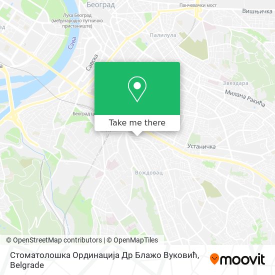 Стоматолошка Ординација Др Блажо Вуковић map