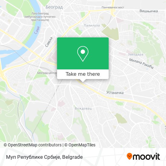 Муп Републике Србије map