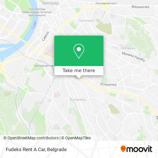 Fudeks Rent A Car map