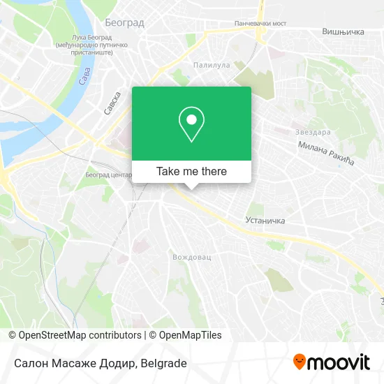 Салон Масаже Додир map