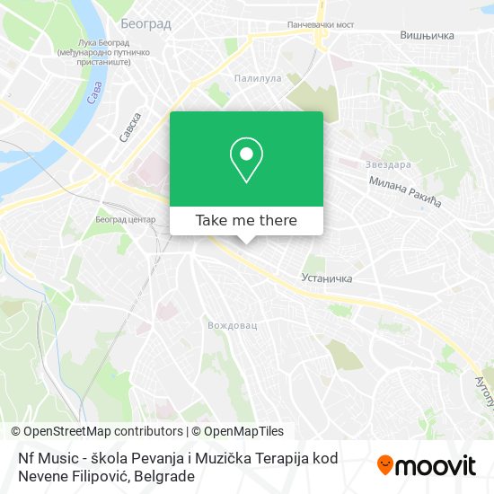 Nf Music - škola Pevanja i Muzička Terapija kod Nevene Filipović map