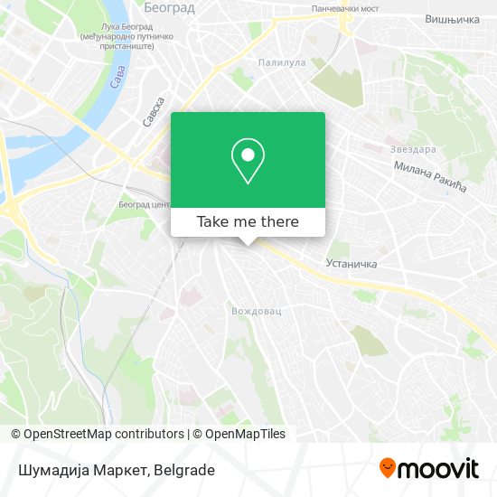 Шумадија Маркет map