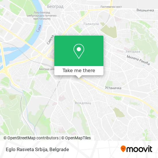 Eglo Rasveta Srbija map
