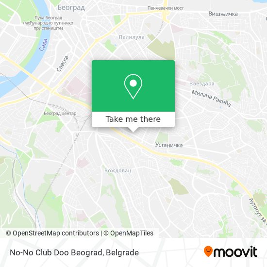 No-No Club Doo Beograd map