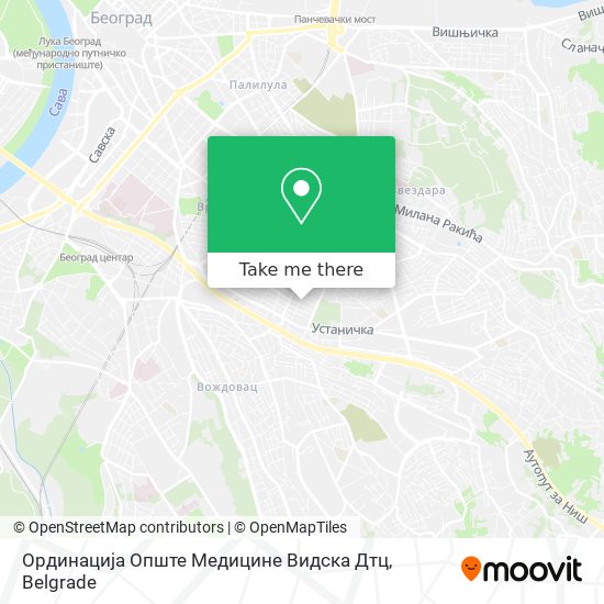 Ординација Опште Медицине Видска Дтц map