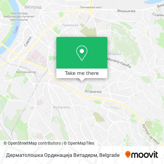 Дерматолошка Ординација Витадерм map